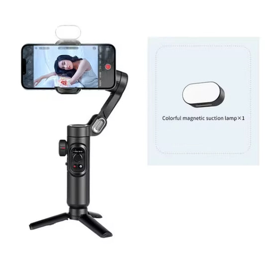 Gimbal Stabilizer for Smartphone with Fill Light for Iphone & Android