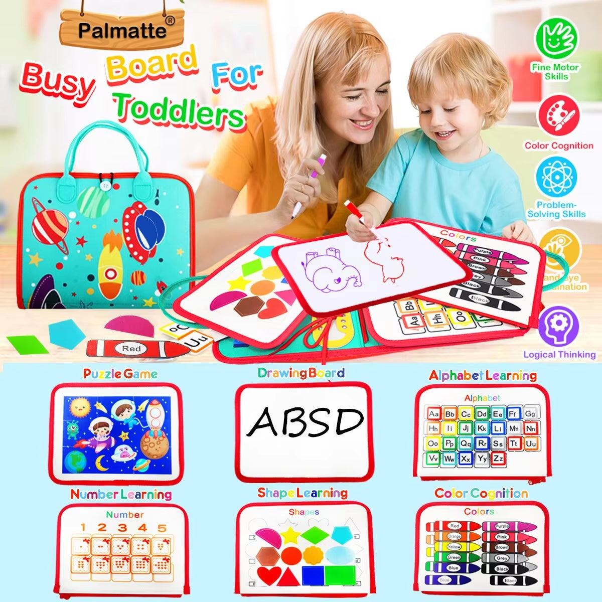 Montessori Busy Boards: Η Απόλυτη Εκπαιδευτική Εμπειρία για Νήπια"